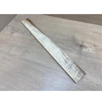 Клён Белый Явор, Волнистый заготовка накладки для электрогитары Смешанный А Волна ААА 12х65-58х535 мм-4