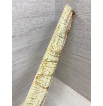 Клён Белый Явор, Волнистый заготовка накладки для электрогитары Смешанный А Волна ААА 12х65-58х535 мм-2