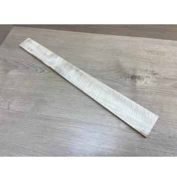 Клён Белый Явор, Волнистый заготовка накладки для электрогитары Смешанный А Волна ААА 11х71-52х558 мм-10