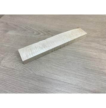 Клён Белый Явор, Волнистый заготовка для бриджа акустической гитары Смешанный ААА Волна ААА 16х24-35х225 мм-0