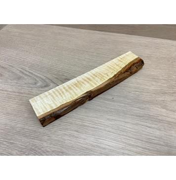 Клён Белый Явор, Волнистый заготовка для бриджа акустической гитары Смешанный ААА Волна ААА 16х24-35х225 мм-8