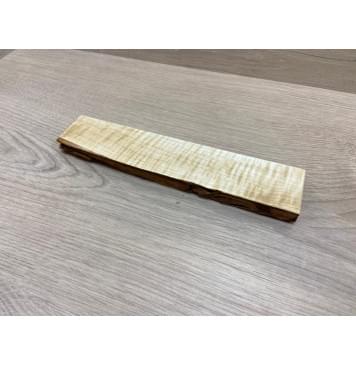 Клён Белый Явор, Волнистый заготовка для бриджа акустической гитары Смешанный ААА Волна ААА 16х24-35х225 мм-7