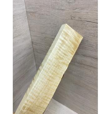 Клён Белый Явор, Волнистый заготовка для бриджа акустической гитары Смешанный ААА Волна ААА 16х24-35х225 мм-6