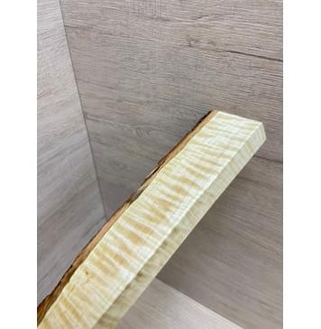 Клён Белый Явор, Волнистый заготовка для бриджа акустической гитары Смешанный ААА Волна ААА 16х24-35х225 мм-5