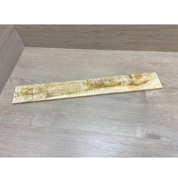 Клён Белый Явор, Волнистый заготовка накладки для электрогитары Смешанный АА Волна АА 8х75х550 мм-5