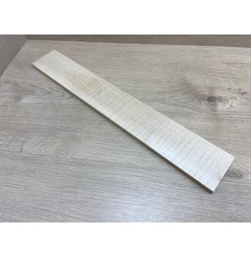 Клён Белый Явор, Волнистый заготовка накладки для электрогитары Смешанный ААА Волна АА 12х77х520 мм-5