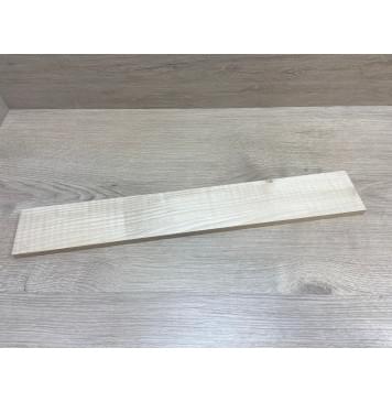 Клён Белый Явор, Волнистый заготовка накладки для электрогитары Смешанный ААА Волна АА 12х77х520 мм-3