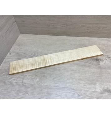 Клён Белый Явор, Волнистый заготовка накладки для электрогитары Смешанный ААА Волна АА 12х77х520 мм-11