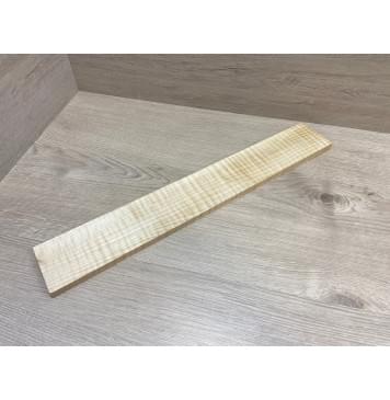 Клён Белый Явор, Волнистый заготовка накладки для электрогитары Смешанный ААА Волна АА 12х77х520 мм-10