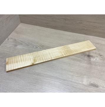 Клён Белый Явор, Волнистый заготовка накладки для электрогитары Смешанный ААА Волна АА 12х77х520 мм-9