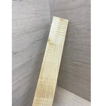 Клён Белый Явор, Волнистый заготовка накладки для электрогитары Смешанный ААА Волна АА 12х77х520 мм-0