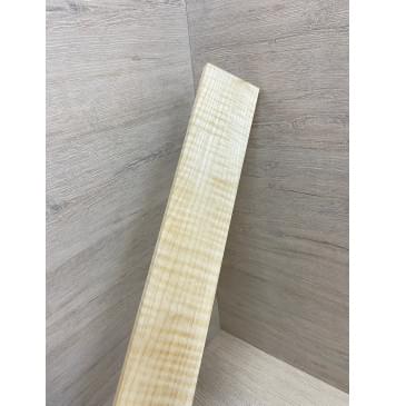 Клён Белый Явор, Волнистый заготовка накладки для электрогитары Смешанный ААА Волна АА 12х77х520 мм-7