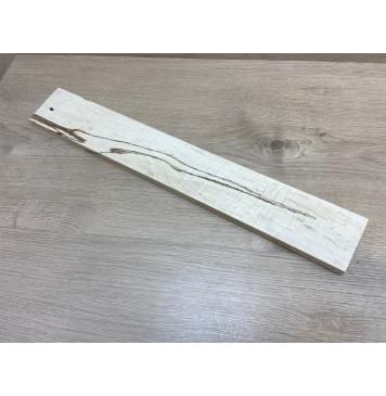 Клён Чёрный Явор, Волнистый заготовка накладки для электрогитары Смешанный  АА Волна А 14.5х82х540 мм-5