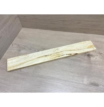 Клён Чёрный Явор, Волнистый заготовка накладки для электрогитары Смешанный  АА Волна А 14.5х82х540 мм-2