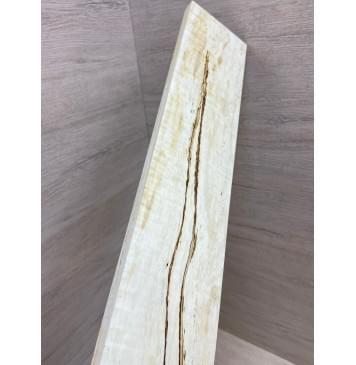 Клён Чёрный Явор, Волнистый заготовка накладки для электрогитары Смешанный  АА Волна А 14.5х82х540 мм-7