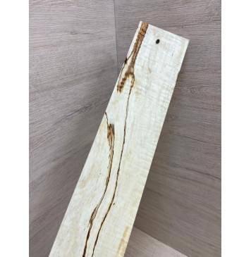 Клён Чёрный Явор, Волнистый заготовка накладки для электрогитары Смешанный  АА Волна А 14.5х82х540 мм-12