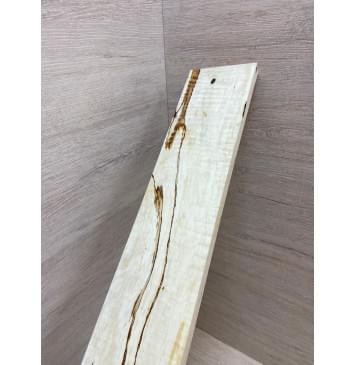 Клён Чёрный Явор, Волнистый заготовка накладки для электрогитары Смешанный  АА Волна А 14.5х82х540 мм-13