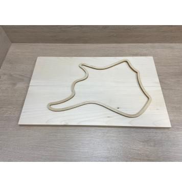 Клён Белый заготовка на топ для Тревел гитары Смешанный АА 18.3х153х503 мм - 2 шт.(книжкой)-2