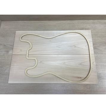 Клён Белый заготовка на топ Смешанный АА 8.5х176х527 мм - 2 шт. (книжкой)-7