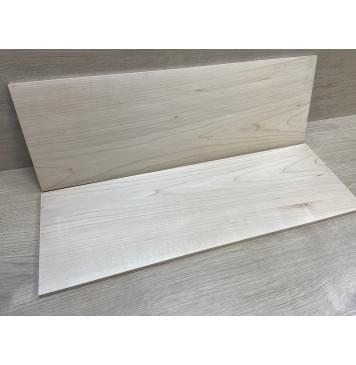 Клён Белый заготовка на топ Смешанный АА 8.5х176х527 мм - 2 шт. (книжкой)-3