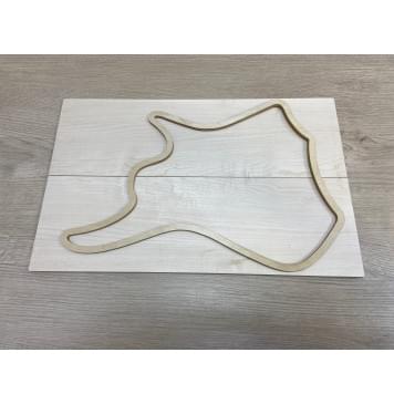 Клён Белый заготовка на топ для Тревел гитары Смешанный ААА 7.5х134х420 мм - 2 шт.(книжкой)-5