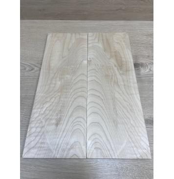 Клён Белый заготовка на топ для Тревел гитары Смешанный ААА 7.5х138-143х385 мм - 2 шт.(книжкой)-0