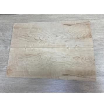 Клён Американский "Птичий Глаз" заготовка на топ Тангент АА Волна А 11.5х174-186х502 мм - 2 шт (книжкой)-0