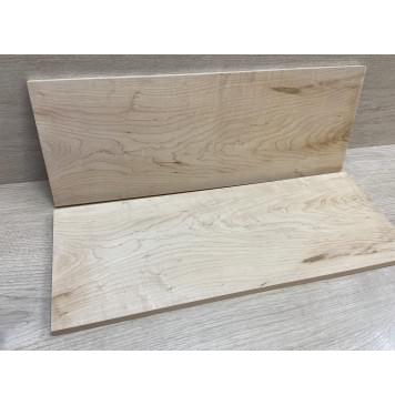 Клён Американский "Птичий Глаз" заготовка на топ Тангент АА Волна А 11.5х174-186х502 мм - 2 шт (книжкой)-7