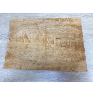 Клён Американский "Птичий Глаз" заготовка на топ Тангент АА Волна А 11.5х174-186х502 мм - 2 шт (книжкой)-3