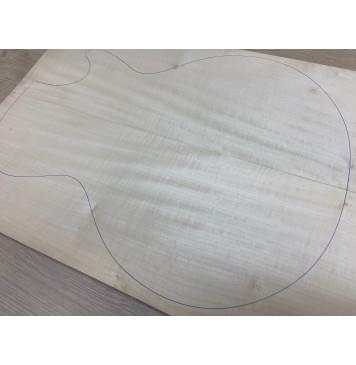 Клён Американский Белый Волнистый заготовка на топ Смешанный А Волна А 18х177х550 мм (2 шт книжкой)-9