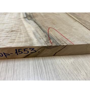 Орех Грецкий Волнистый заготовка на топ Смешанный АА Волна ААА 22х200-244х515-540 мм - 2 шт. (книжкой) Уценка-трещины-1