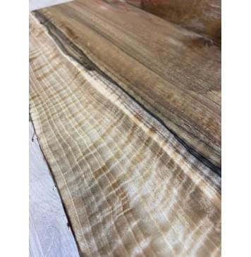 Орех Грецкий Волнистый заготовка на топ Смешанный АА Волна ААА 22х200-244х515-540 мм - 2 шт. (книжкой) Уценка-трещины-14