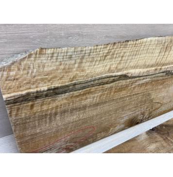 Орех Грецкий Волнистый заготовка на топ Смешанный АА Волна ААА 22х200-244х515-540 мм - 2 шт. (книжкой) Уценка-трещины-16