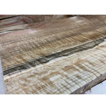 Орех Грецкий Волнистый заготовка на топ Смешанный АА Волна ААА 22х200-244х515-540 мм - 2 шт. (книжкой) Уценка-трещины-17