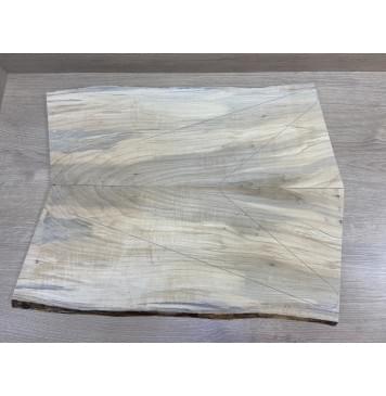 Клён Американский заготовка на топ Смешанный АА 11х210-215х570 мм - 2 шт. (книжкой)-0