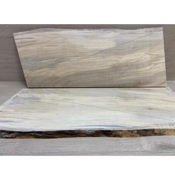 Клён Американский заготовка на топ Смешанный АА 11х210-215х570 мм - 2 шт. (книжкой)-2