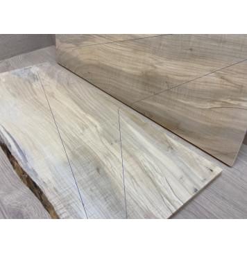 Клён Американский заготовка на топ Смешанный АА 11х210-215х570 мм - 2 шт. (книжкой)-9