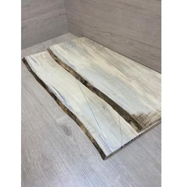 Клён Американский заготовка на топ Смешанный АА 11х210-215х570 мм - 2 шт. (книжкой)-7