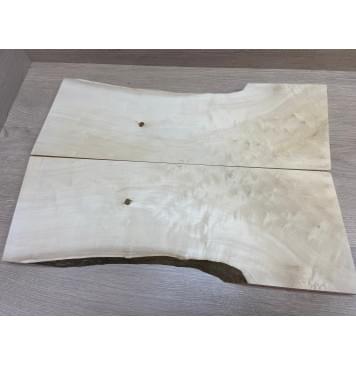 Клён Американский Каповый заготовка на топ Смешанный АА 20х162-195х545 мм- 2 шт.(книжкой)-4