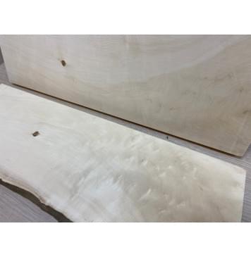 Клён Американский Каповый заготовка на топ Смешанный АА 20х162-195х545 мм- 2 шт.(книжкой)-2