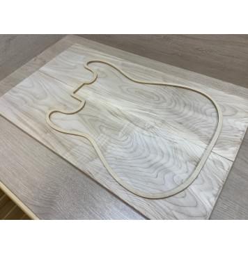 Клён Чёрный заготовка на топ Тангент ААА 17х194х650 мм - 2 шт. (книжкой)-3