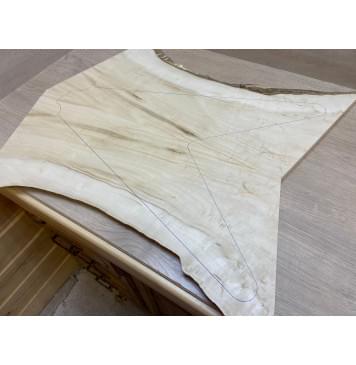 Клён Американский заготовка на топ Смешанный АА 15х190-255х540-560 мм - 2 шт. (книжкой)-7