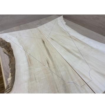 Клён Американский заготовка на топ Смешанный АА 15х190-255х540-560 мм - 2 шт. (книжкой)-4