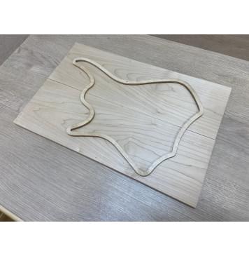 Клён Белый заготовка на топ для Тревел гитары Тангент АА 10х147х445 мм - 2 шт.(книжкой)-5