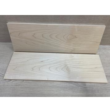 Клён Белый заготовка на топ для Тревел гитары Тангент АА 10х147х445 мм - 2 шт.(книжкой)-1