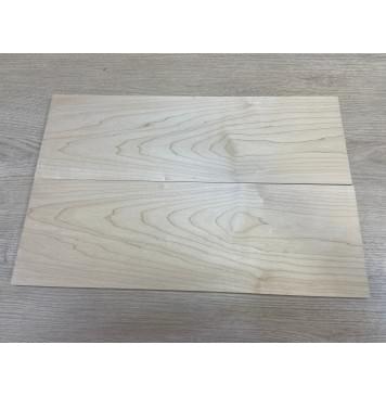 Клён Белый заготовка на топ для Тревел гитары Тангент АА 10х147х445 мм - 2 шт.(книжкой)-2