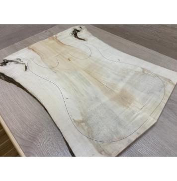 Клён Американский заготовка на топ Смешанный АА 17х177-200х555 мм - 2 шт. (книжкой)-8