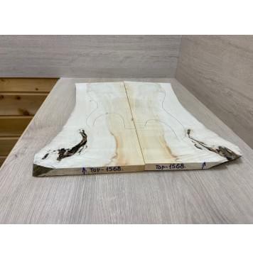 Клён Американский заготовка на топ Смешанный АА 17х177-200х555 мм - 2 шт. (книжкой)-6