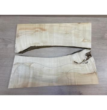 Клён Американский заготовка на топ Смешанный АА 17х177-200х555 мм - 2 шт. (книжкой)-3