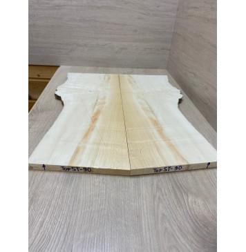 Клён Американский Каповый заготовка на топ Смешанный ААА 17.8х190-220х595 мм - 2шт (книжкой)-8